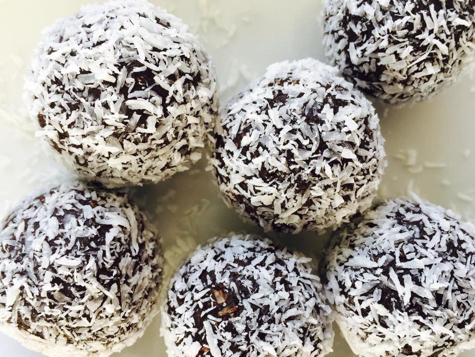 Coconut Chocolate Date Balls
