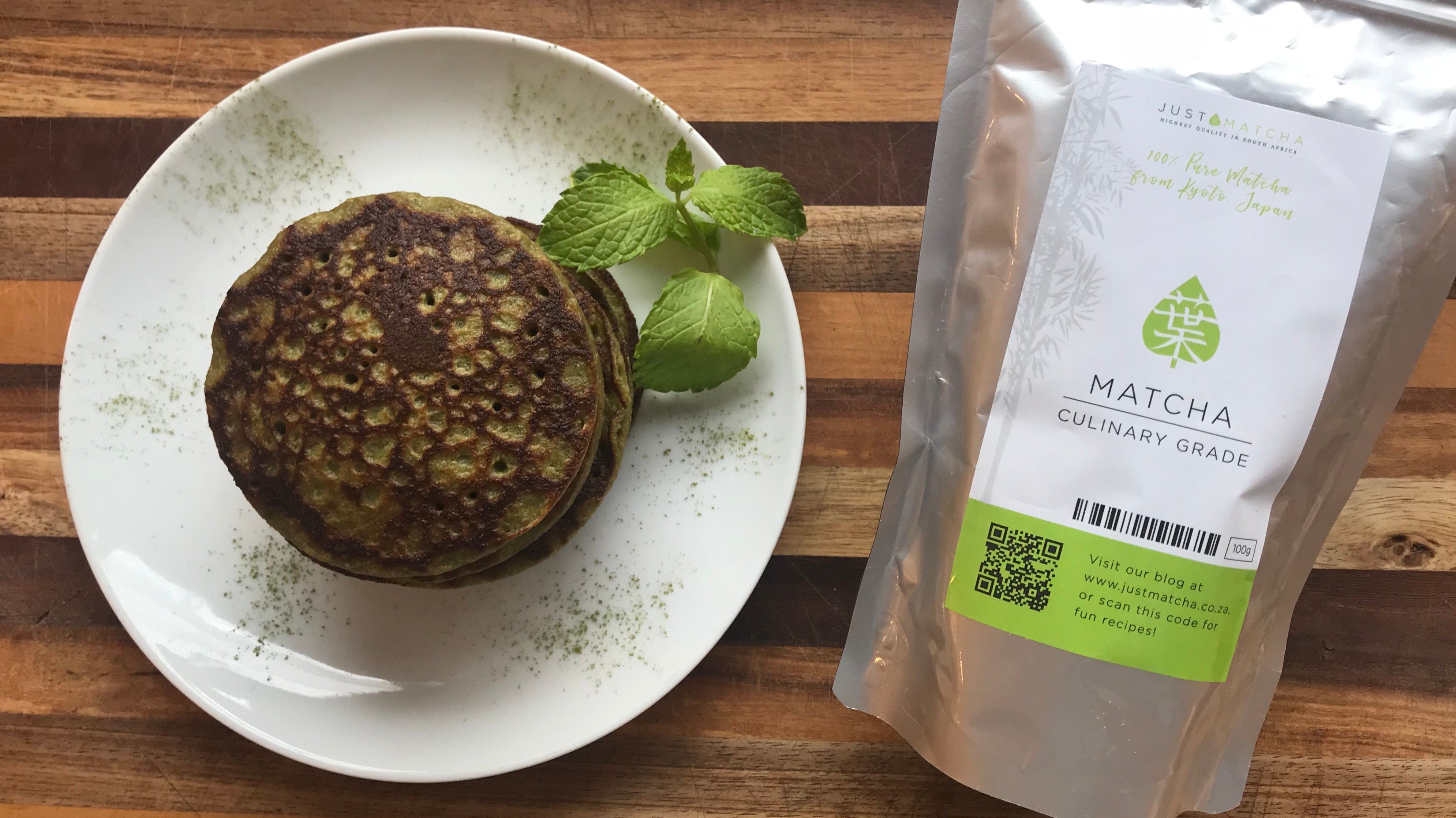 Matcha Flapjacks