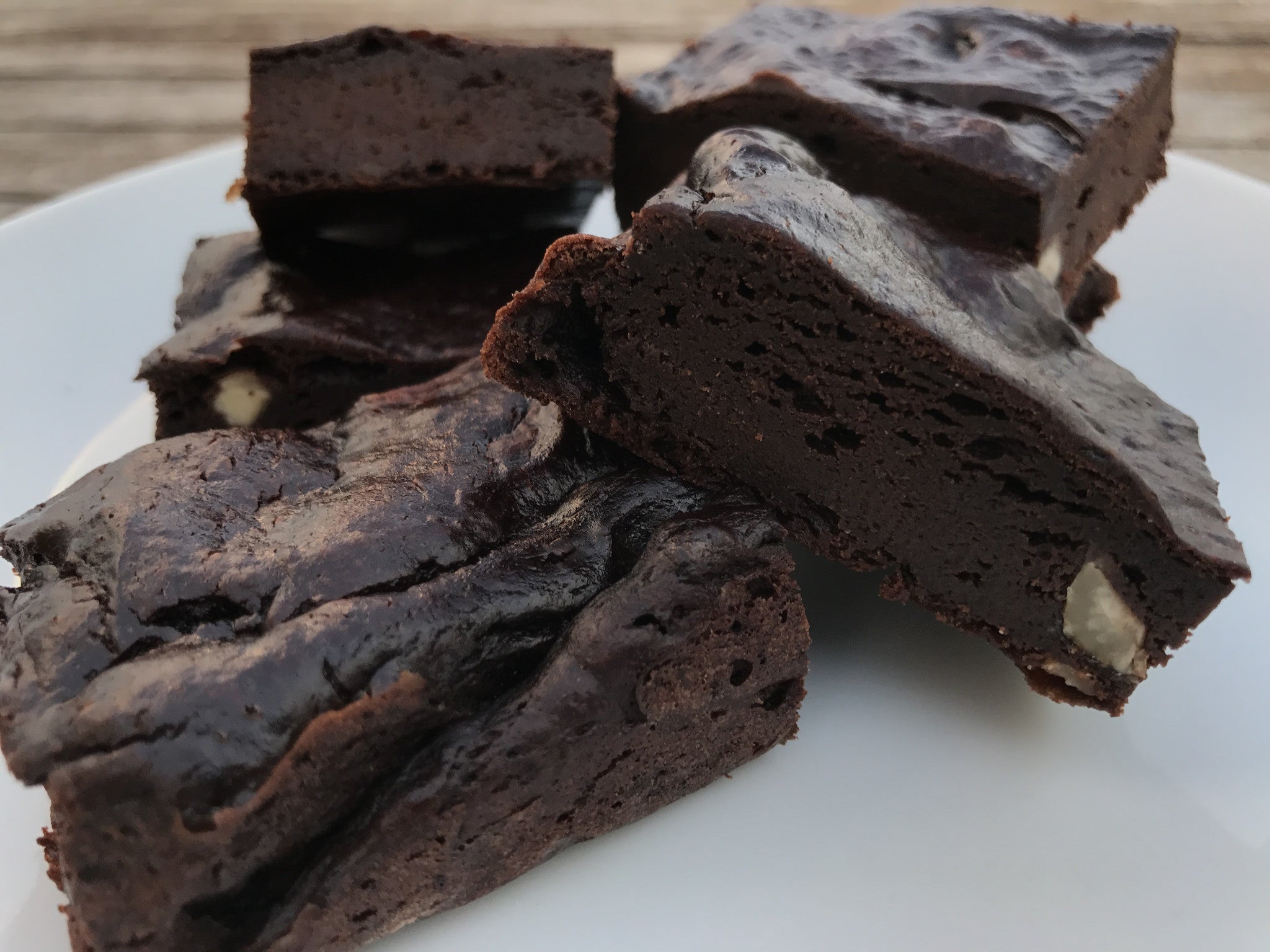 Fudgy Avocado Brownies