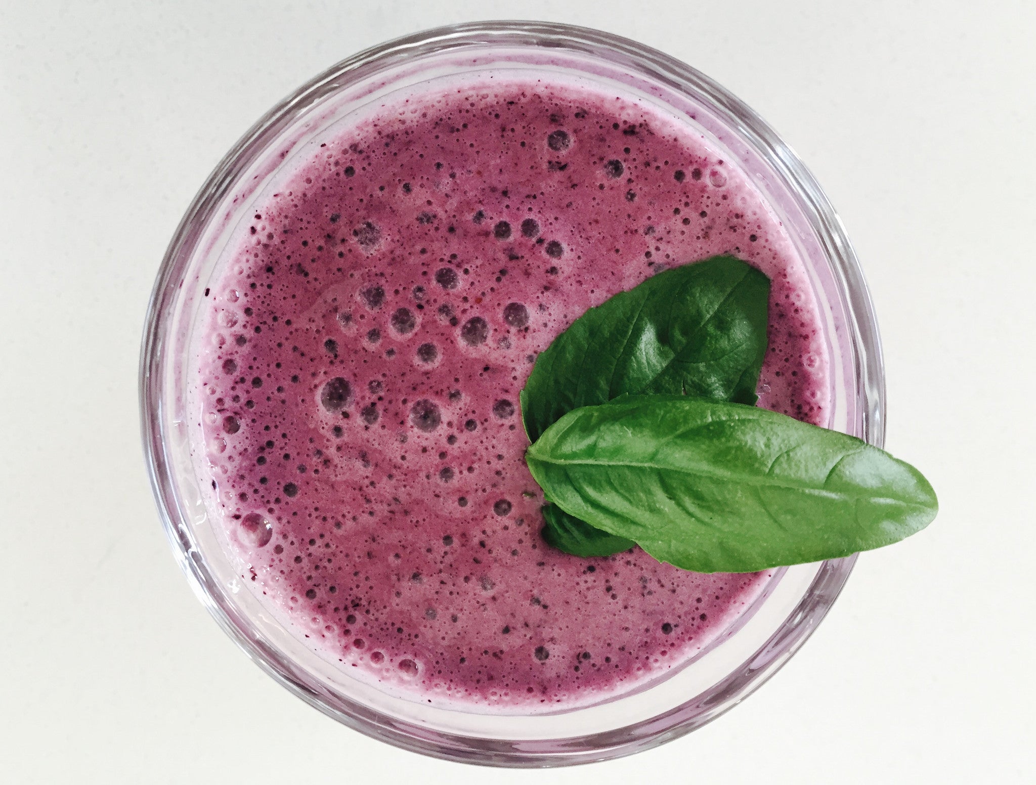 Blueberry Basil Smoothie Recipe