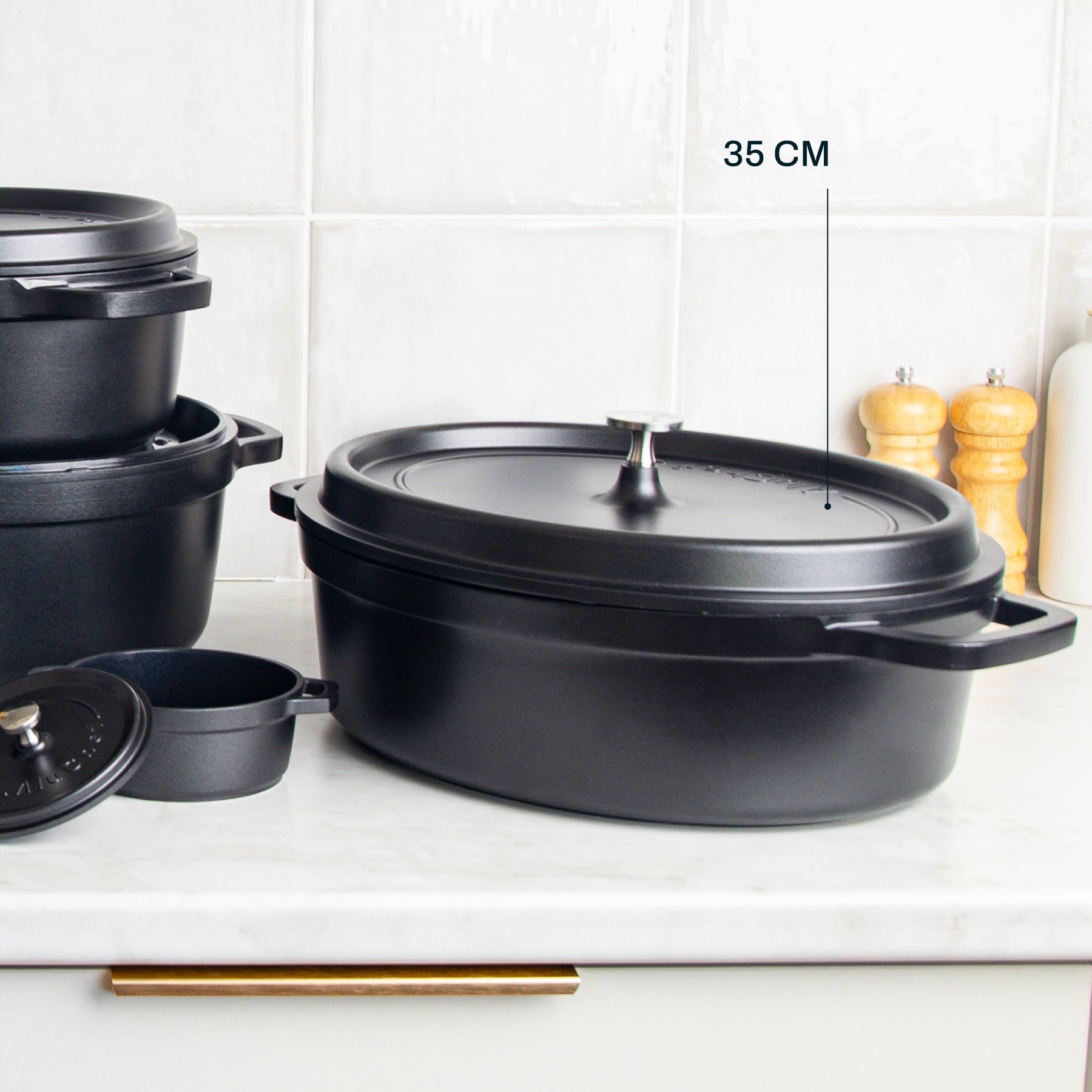 Oval Casserole with Lid
