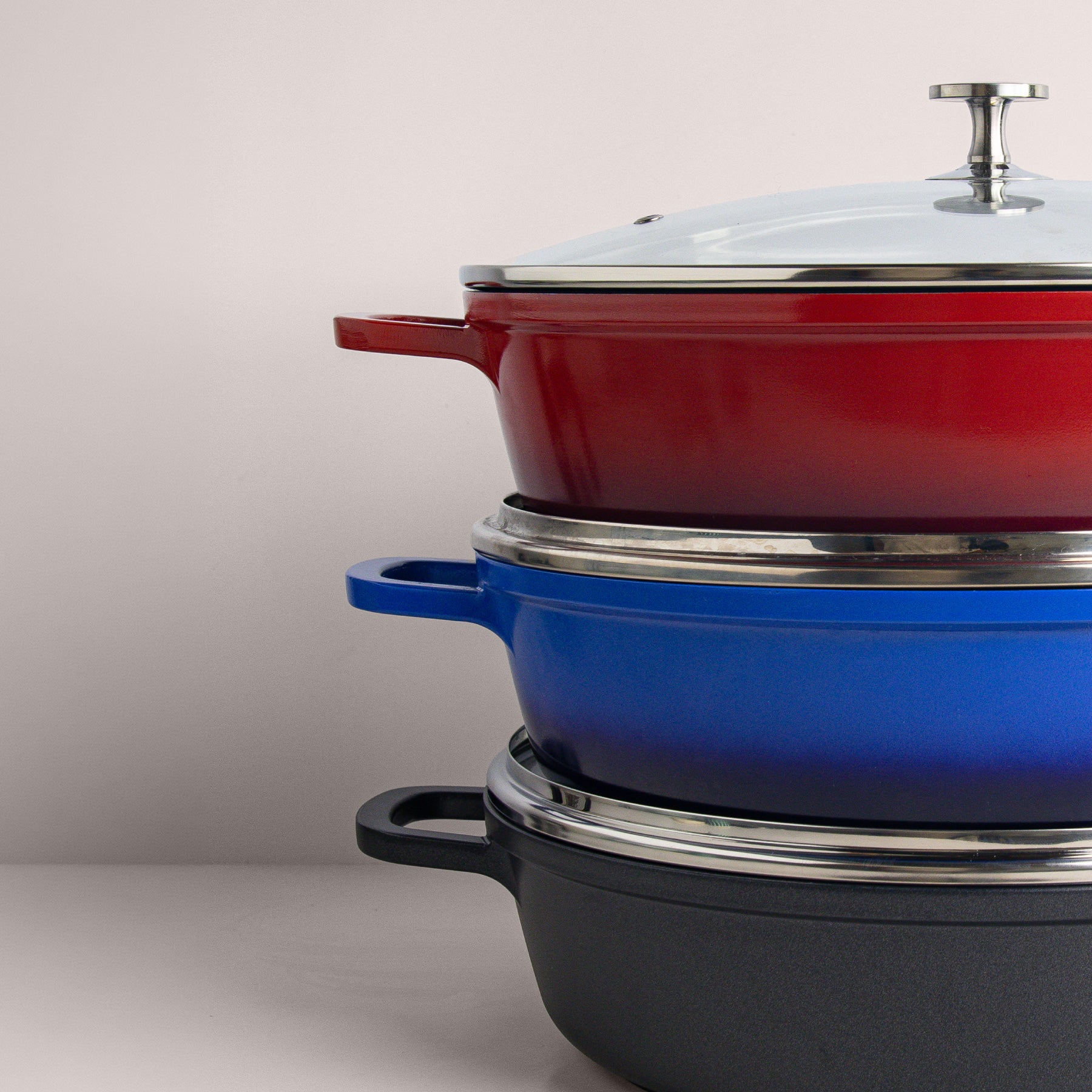 Shallow Casserole with Glass Lid