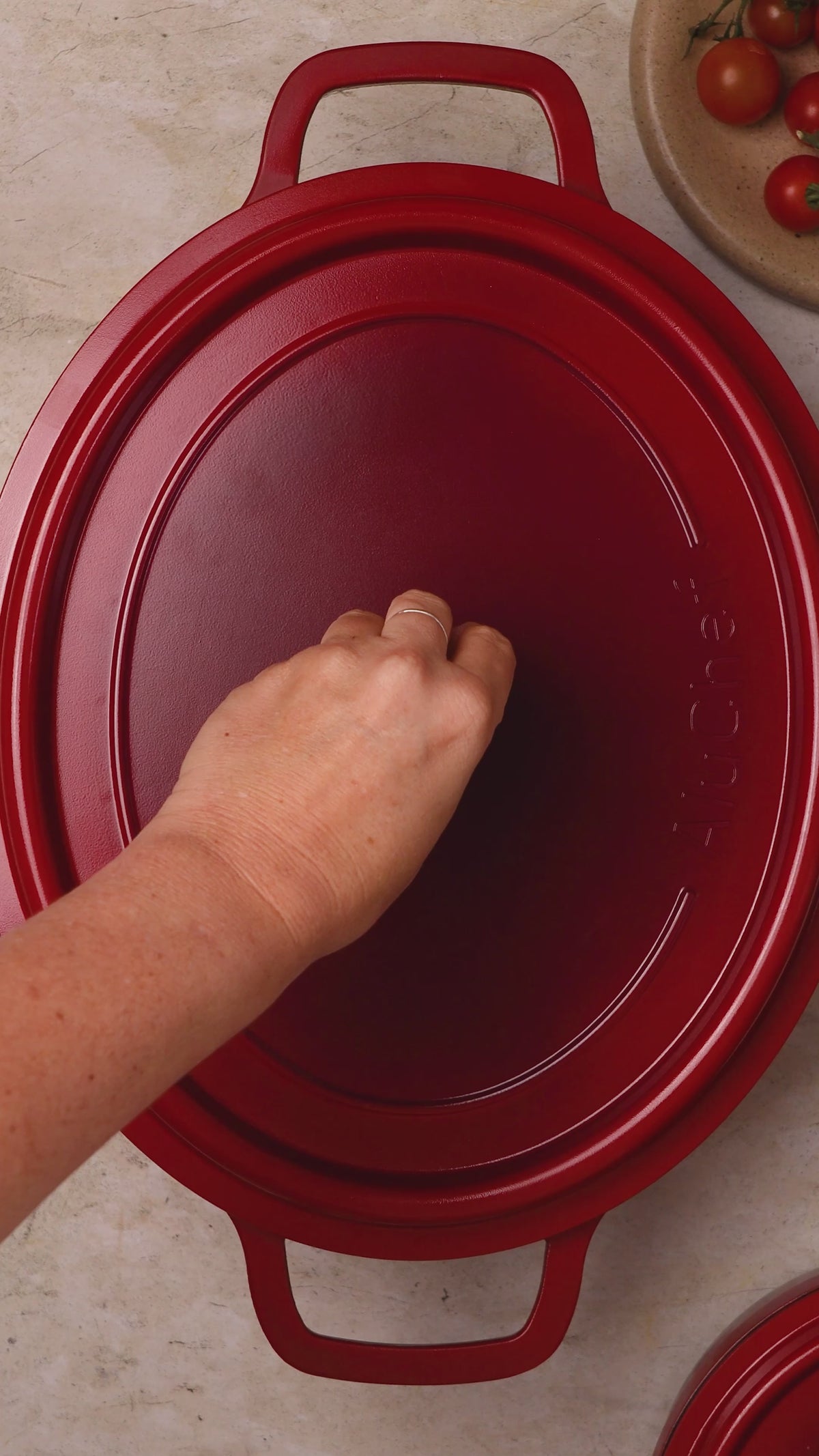 Oval Casserole with Lid